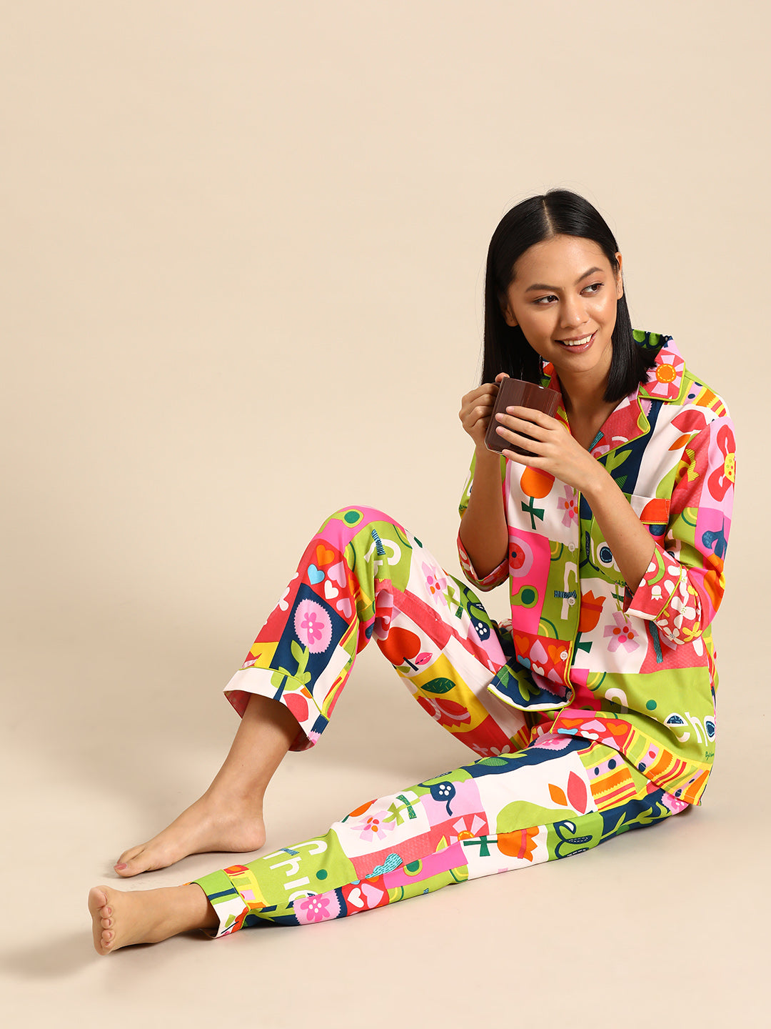 Shirt Pyjama nightwear set