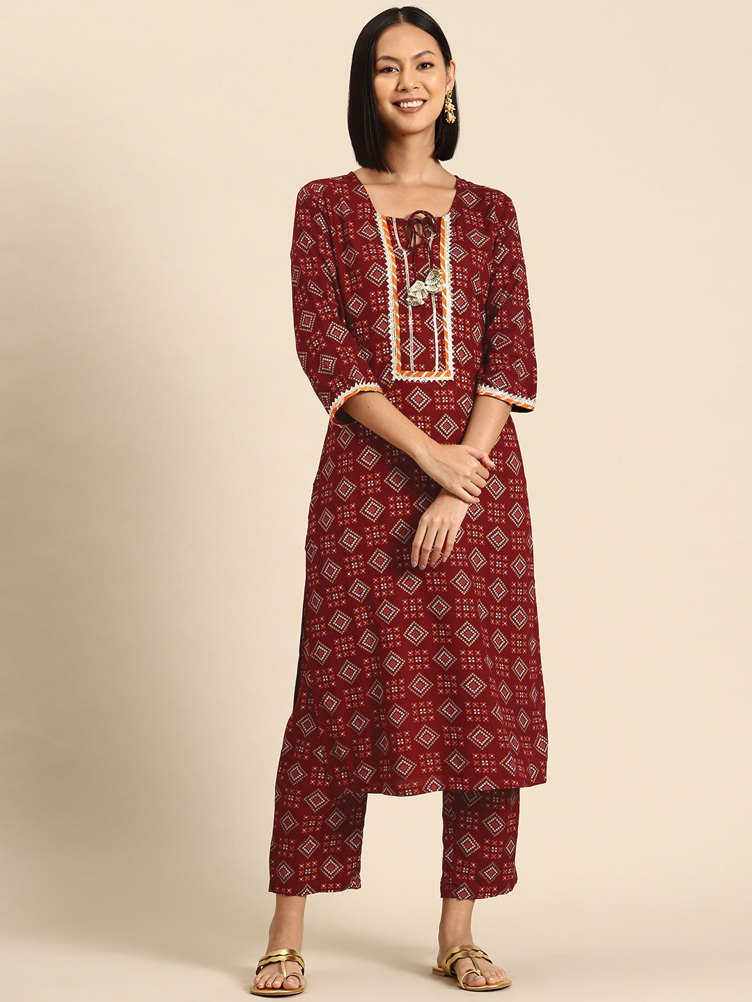 Kurta Pyajama with gota work