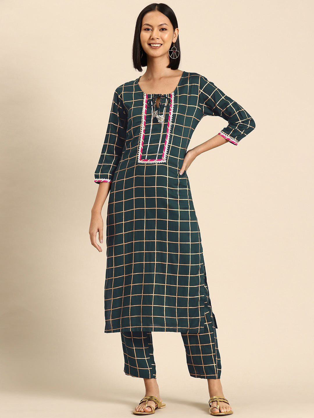 Kurta Pyajama with gota work