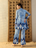 Three piece Co-Ord Set in Blue Tie & Dye