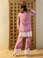 Three piece Co-Ord Set in Lavender Tie & Dye