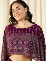 Load image into Gallery viewer, Cape Top with Draped Skirt
