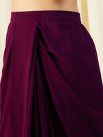 Load image into Gallery viewer, Cape Top with Draped Skirt

