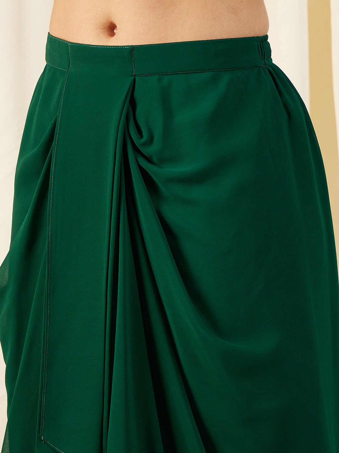 Cape Top with Draped Skirt