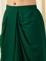 Load image into Gallery viewer, Cape Top with Draped Skirt
