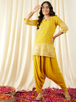 Short Kurta with Low Crotch Dhoti