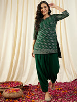 Short Kurta with Low Crotch Dhoti