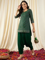 Short Kurta with Low Crotch Dhoti