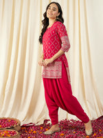 Short Kurta with Low Crotch Dhoti