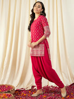 Load image into Gallery viewer, Short Kurta with Low Crotch Dhoti

