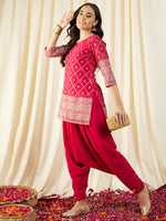 Short Kurta with Low Crotch Dhoti