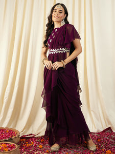 Pre-Draped Sarree with Blouse