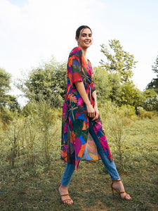 Front twist sheer Long top