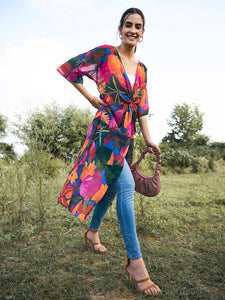 Front twist sheer Long top