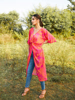 Load image into Gallery viewer, Front twist sheer Long top
