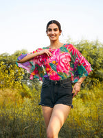 Load image into Gallery viewer, Double layered frill sleeve top
