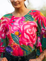 Load image into Gallery viewer, Double layered frill sleeve top
