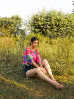 Load image into Gallery viewer, Double layered frill sleeve top
