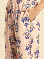 Kurta Pyajama with gota work in Light Pink