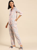 Load image into Gallery viewer, Shirt Pyjama nightwear set
