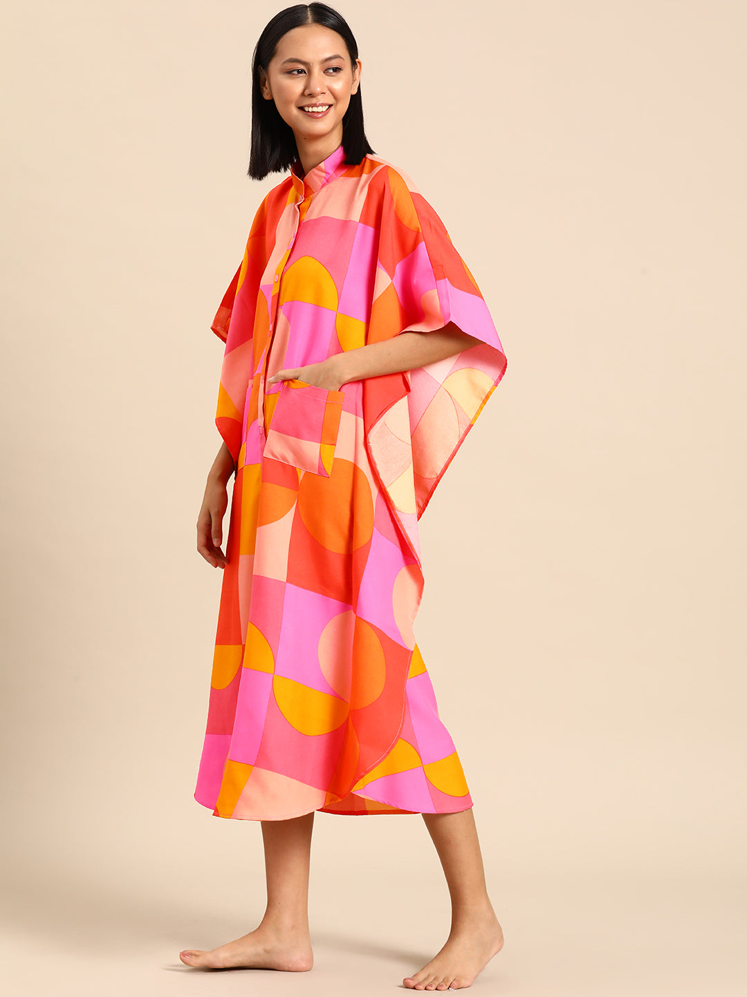 Kaftan with pockets