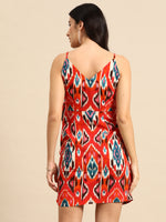 Load image into Gallery viewer, Overlap Mini Dress with side tie up
