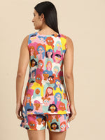 Load image into Gallery viewer, Kurta Shorts nightwear Set
