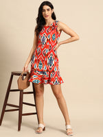 Load image into Gallery viewer, Shift Dress with flare at the hem
