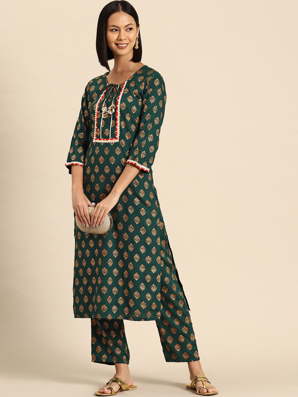 Kurta Pyajama with gota work