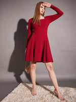 Load image into Gallery viewer, Short Flare Dress with cut-out back
