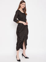 Load image into Gallery viewer, Overlap side cowl dress
