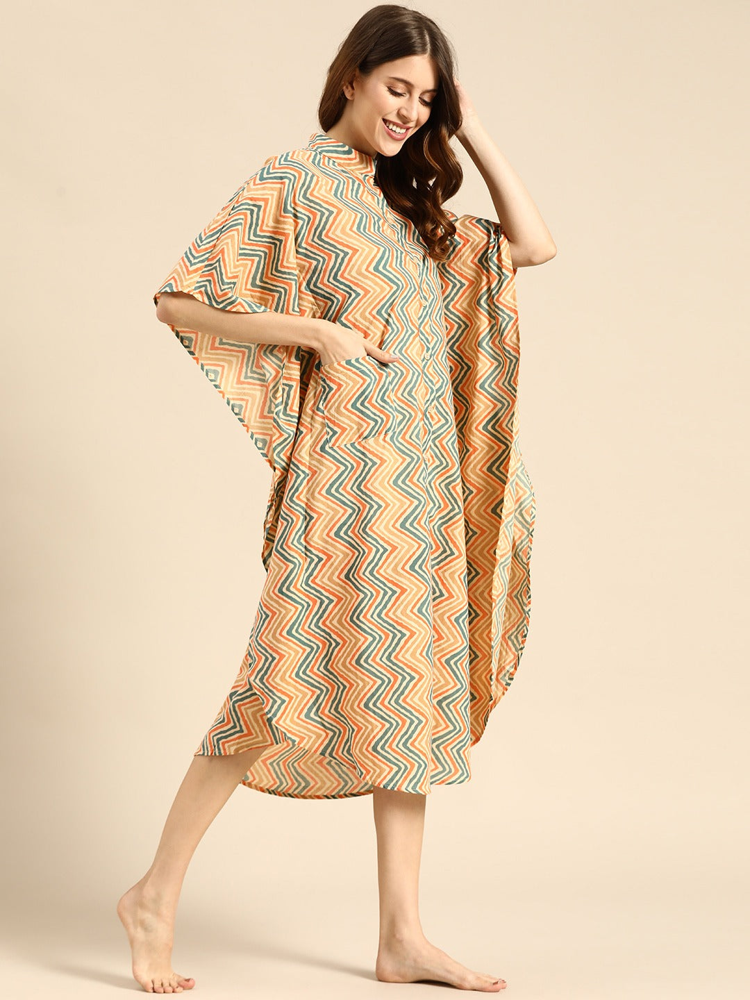 Kaftan with poackets