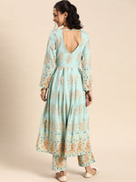 Load image into Gallery viewer, Box Pleated flare kurta with palazzo
