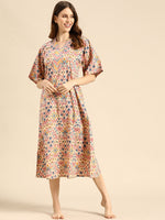 Load image into Gallery viewer, Kaftan Dress with side pockets
