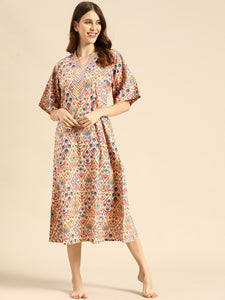 Kaftan Dress with side pockets