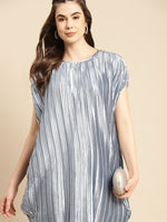 Load image into Gallery viewer, Anti fit Side Cowl Dress
