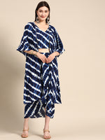 Load image into Gallery viewer, Shrug with crop top and dhoti skirt
