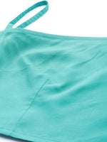 Load image into Gallery viewer, Cowl Skirt with dupatta drape and blouse
