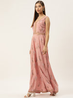 Load image into Gallery viewer, Front borders with kalidar pants printed jumpsuit

