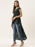 Load image into Gallery viewer, High low block printed top
