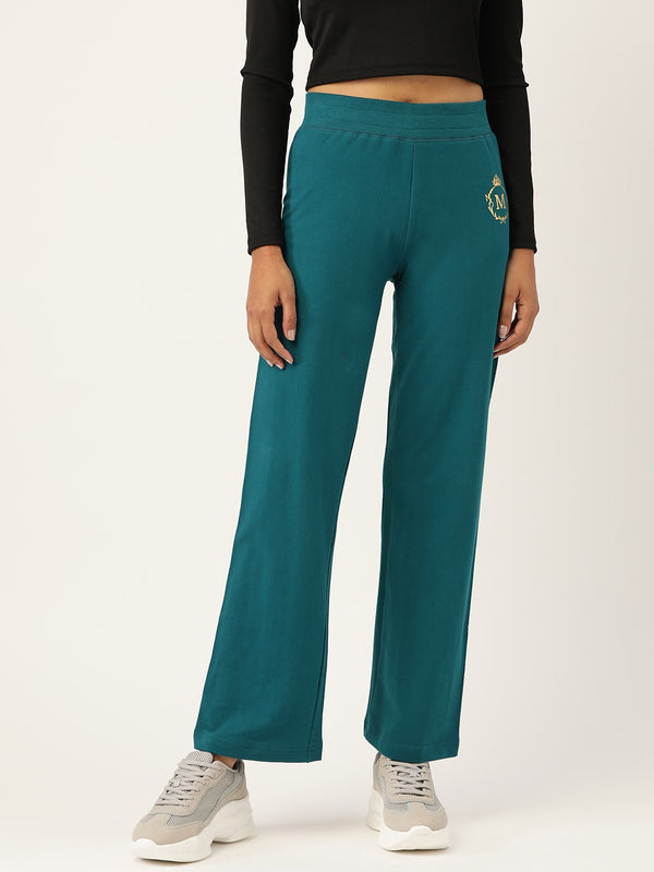 Straight Track Pant in Teal