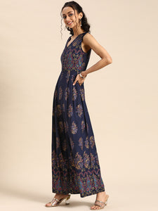 V neck pleated jumpsuit