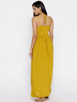 Load image into Gallery viewer, Long maxi dress with halter tie up
