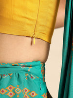 Load image into Gallery viewer, Dhoti with dupatta drape and Blouse
