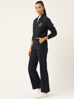 Load image into Gallery viewer, Zipper Sweatshirt with Straight Track pant set
