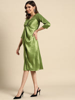 Load image into Gallery viewer, Front Twist Midi Dress
