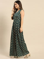 Load image into Gallery viewer, Overlap neck pleated jumpsuit
