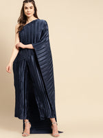 Load image into Gallery viewer, Jumpsuit with a dupatta Drape
