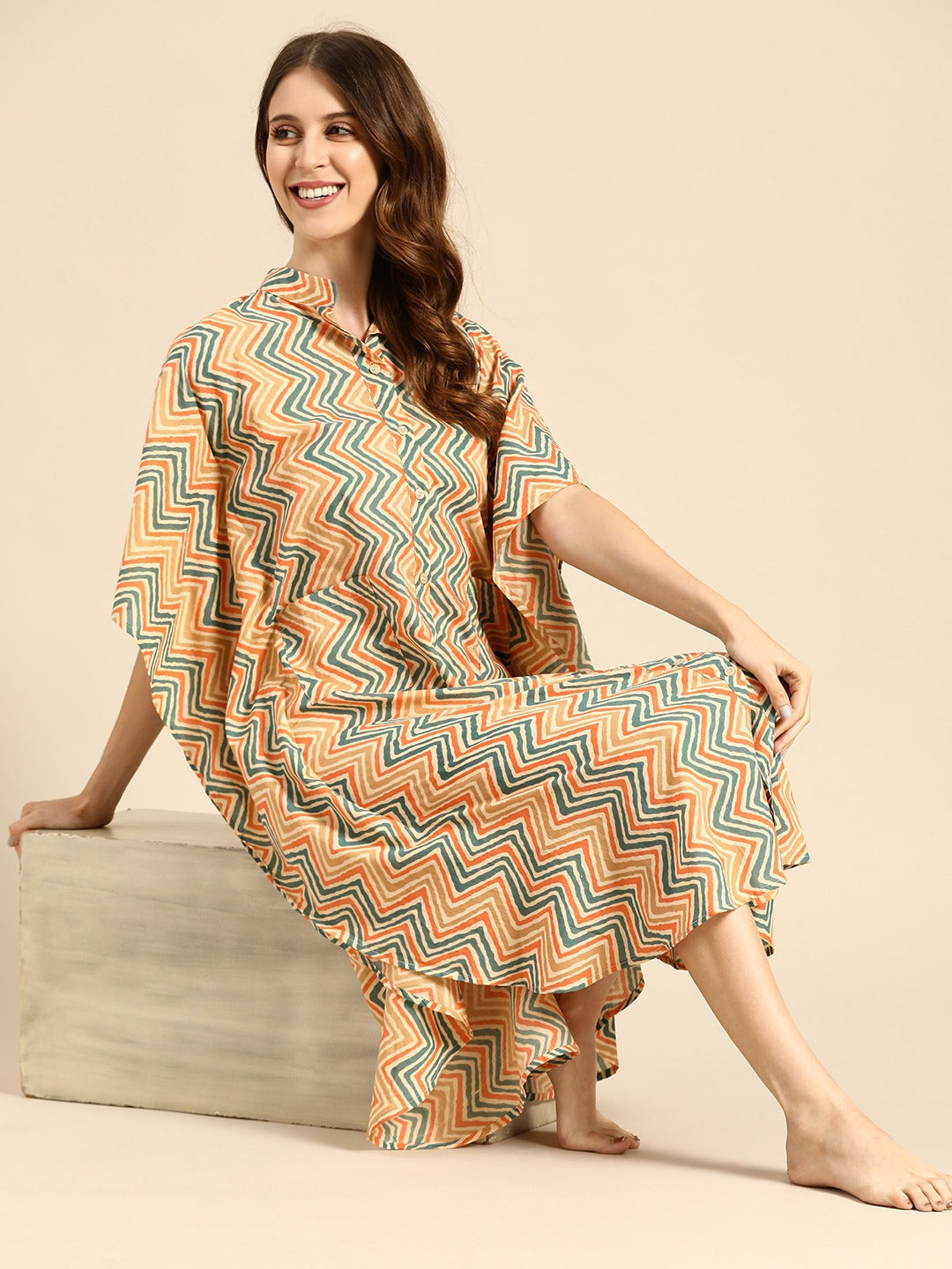 Kaftan with poackets