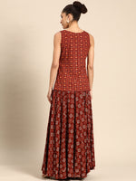 Load image into Gallery viewer, Flared Skirt with Short Kurti
